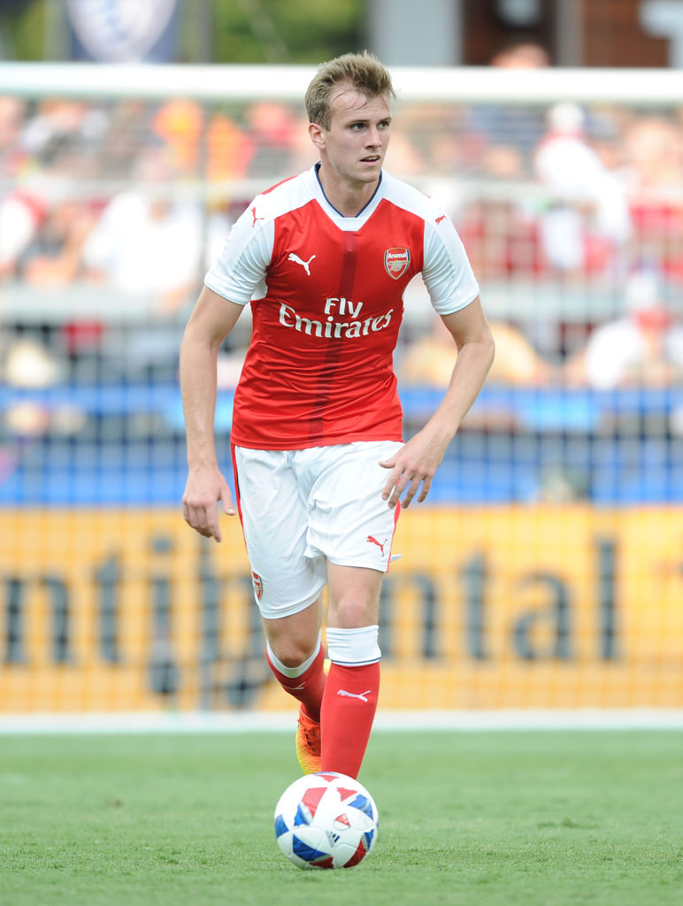 Holding the surprise package for Wenger in California