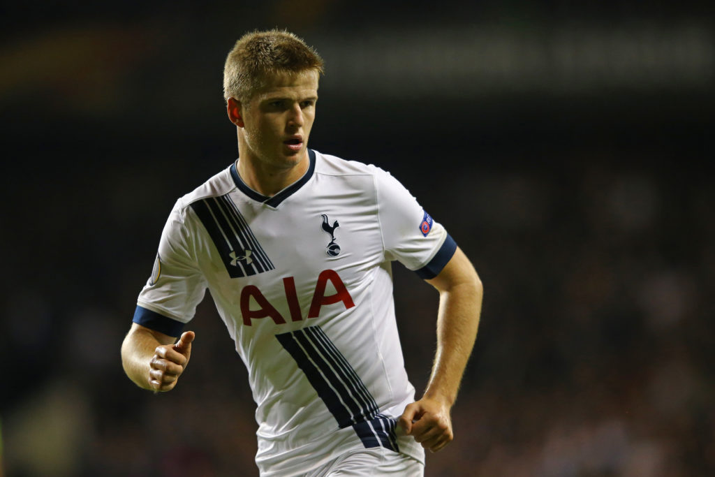 LONDON, ENGLAND - NOVEMBER 05:  Eric Dier of Spurs in action during the UEFA Europa League Group J match between Tottenham Hotspur FC and RSC Anderlecht at White Hart Lane on November 5, 2015 in London, United Kingdom.  (Photo by Richard Heathcote/Getty Images)