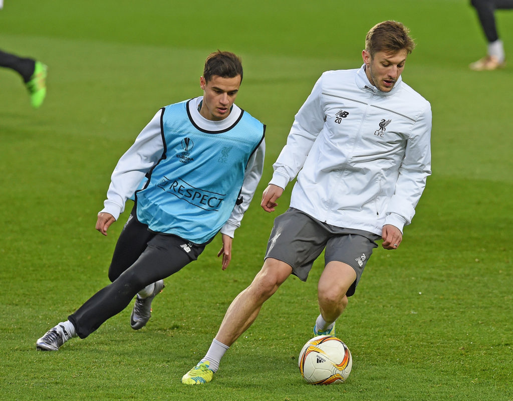 Lallana happy to leave free-kicks to Coutinho