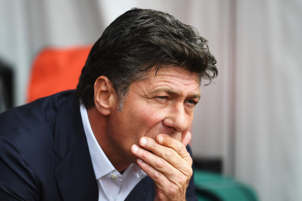 SOUTHAMPTON, ENGLAND - AUGUST 13: Walter Mazzarri, Manager of Watford during the Premier League match between Southampton and Watford at St Mary's Stadium on August 13, 2016 in Southampton, England. (Photo by Mike Hewitt/Getty Images)