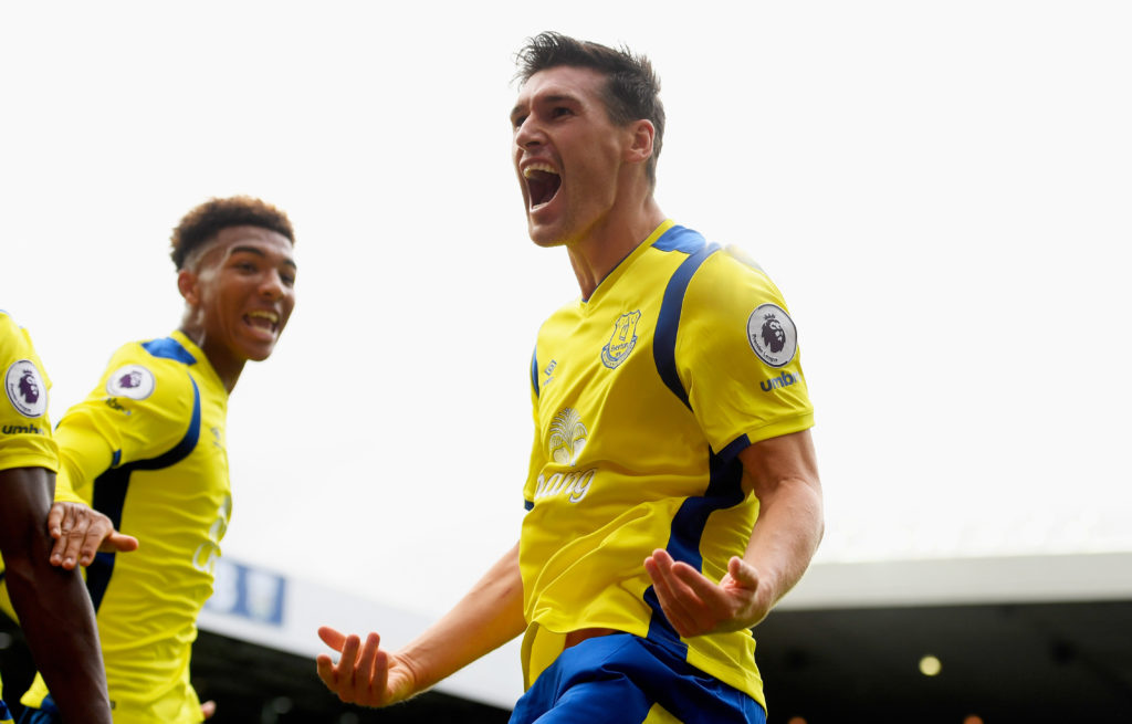 Barry revels in overdue Everton strike