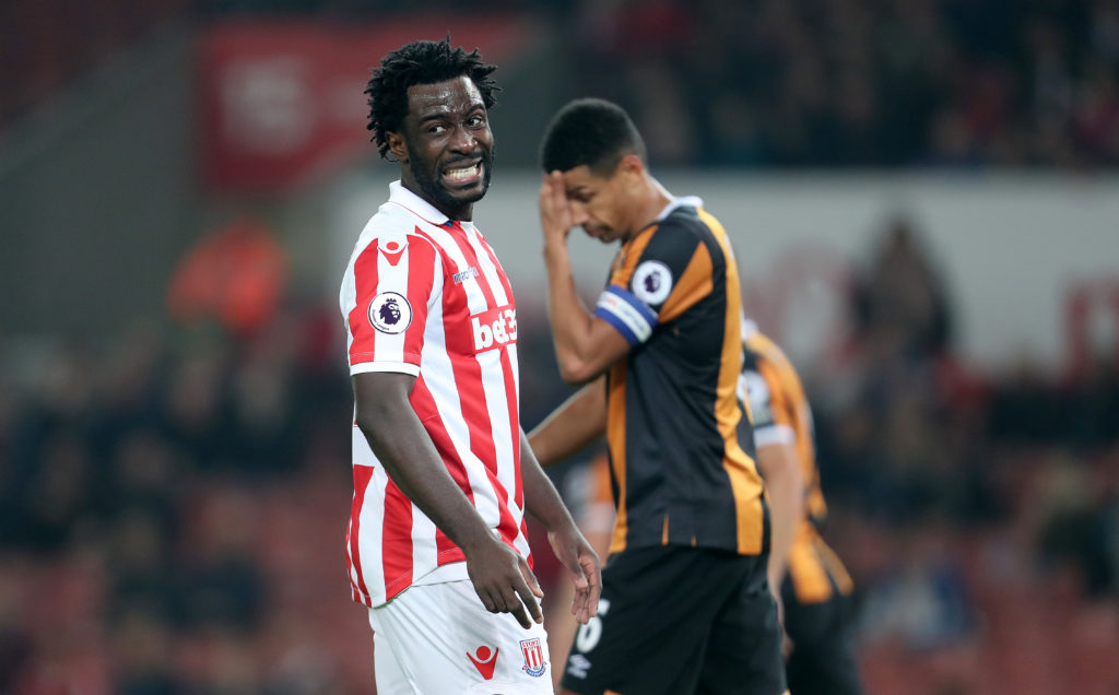 Hughes calling for patience for Stoke striker Bony