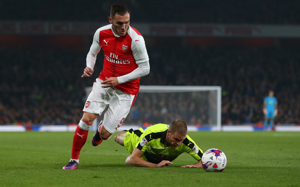 Arsenal’s Lucas happy to battle for his spot