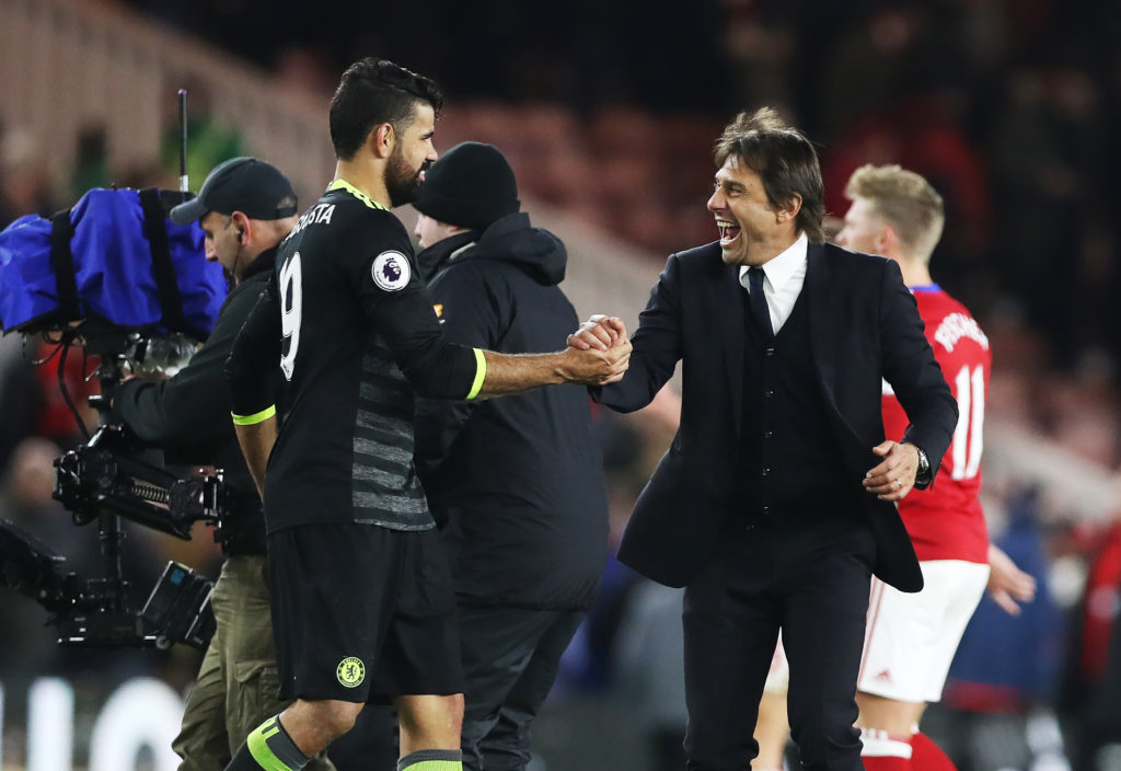 Chelsea’s Costa is showing his passion the right way, says Conte