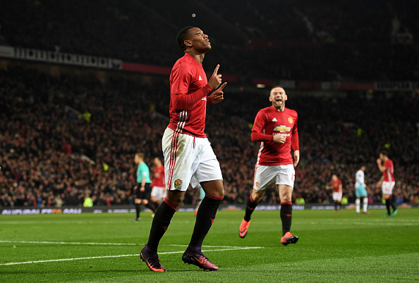 Martial: Hard work is paying off for Manchester United