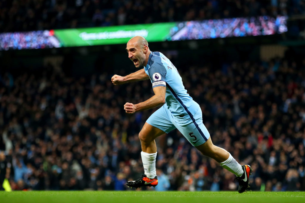 Confidence restored at City claims Zabaleta