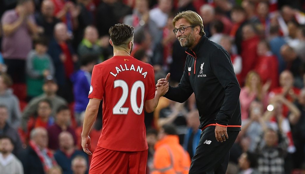 Klopp proud of Lallana’s switch for Liverpool