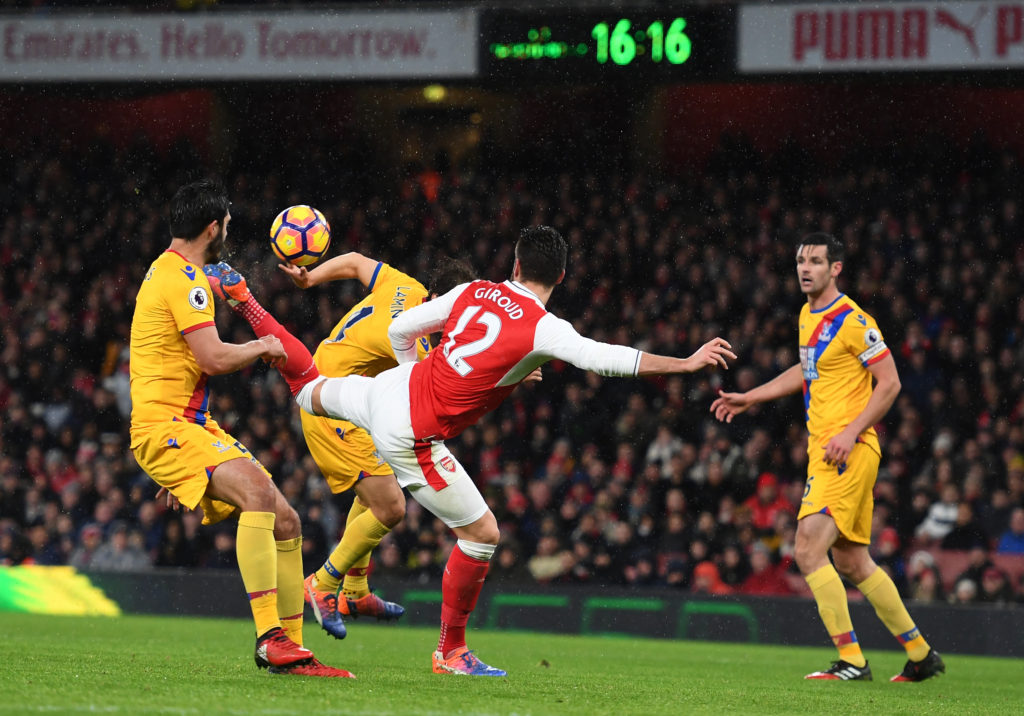 Cech hails Arsenal star Giroud after stunning strike