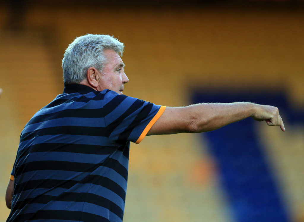 MANSFIELD, ENGLAND - JULY 19: Steve Bruce manager of Hull City during the pre-season friendly match between Mansfield Town and Hull City at the One Call Stadium on July 19, 2016 in Mansfield, England. (Photo by Clint Hughes/Getty Images)