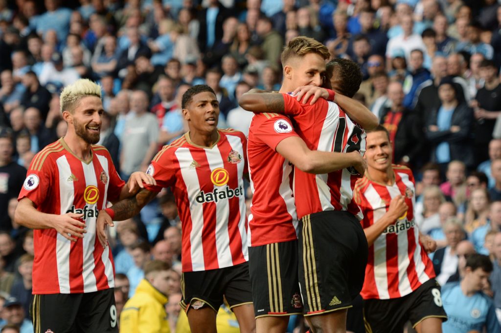 Januzaj learning from experienced Defoe at Sunderland