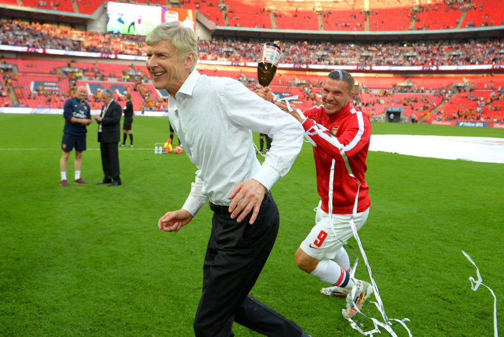 Podolski: Arsenal will struggle to replace Arsene Wenger