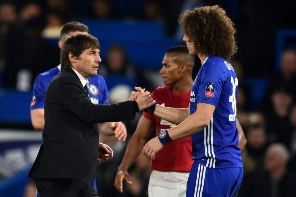 Luiz grateful to work with Chelsea boss Conte