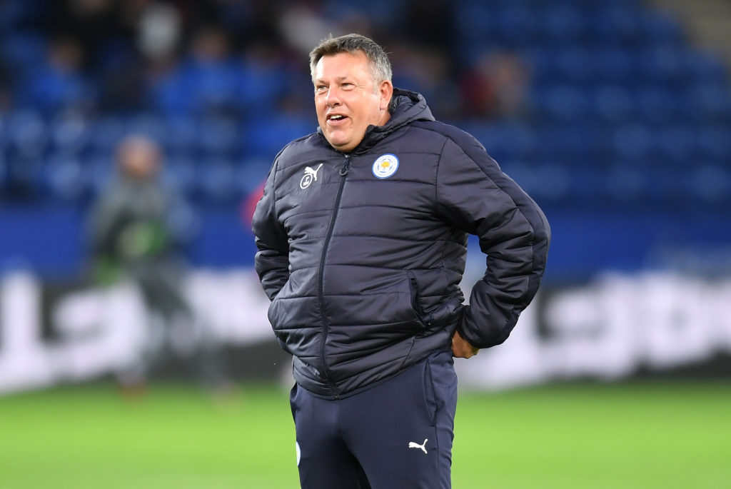 LEICESTER, ENGLAND - APRIL 04:  Craig Shakespeare, manager of Leicester City looks on during the warm up prior to the Premier League match between Leicester City and Sunderland at The King Power Stadium on April 4, 2017 in Leicester, England.  (Photo by Michael Regan/Getty Images)