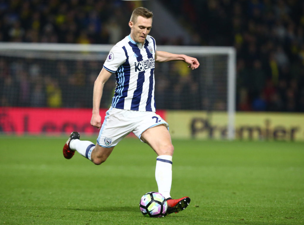 West Bromwich Albion's Darren Fletcher during EPL - Premier League match between Watford against West Bromwich Albion (WBA)  at Vicarage Road, Watford, Britain - 04 April  2017 (Photo by Kieran Galvin/NurPhoto via Getty Images)