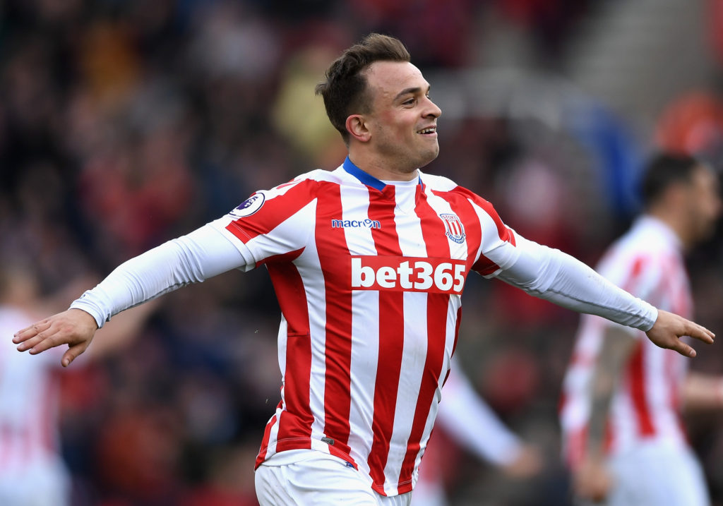 Shaqiri’s Stoke City scorcher came straight from the training ground