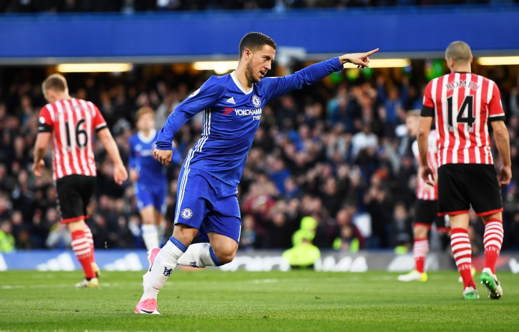 Free-scoring Hazard not fussed by Chelsea records