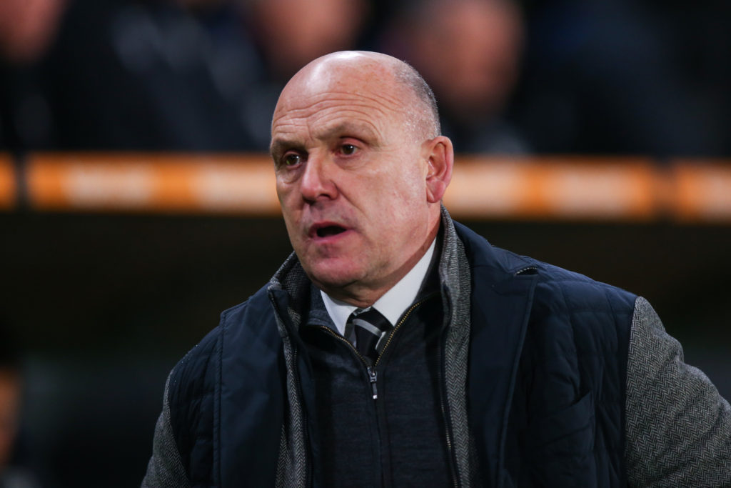 HULL, ENGLAND - DECEMBER 30: Mike Phelan head coach / manager of Hull City during the Premier League match between Hull City and Everton at KC Stadium on December 30, 2016 in Hull, England. (Photo by Robbie Jay Barratt - AMA/Getty Images)