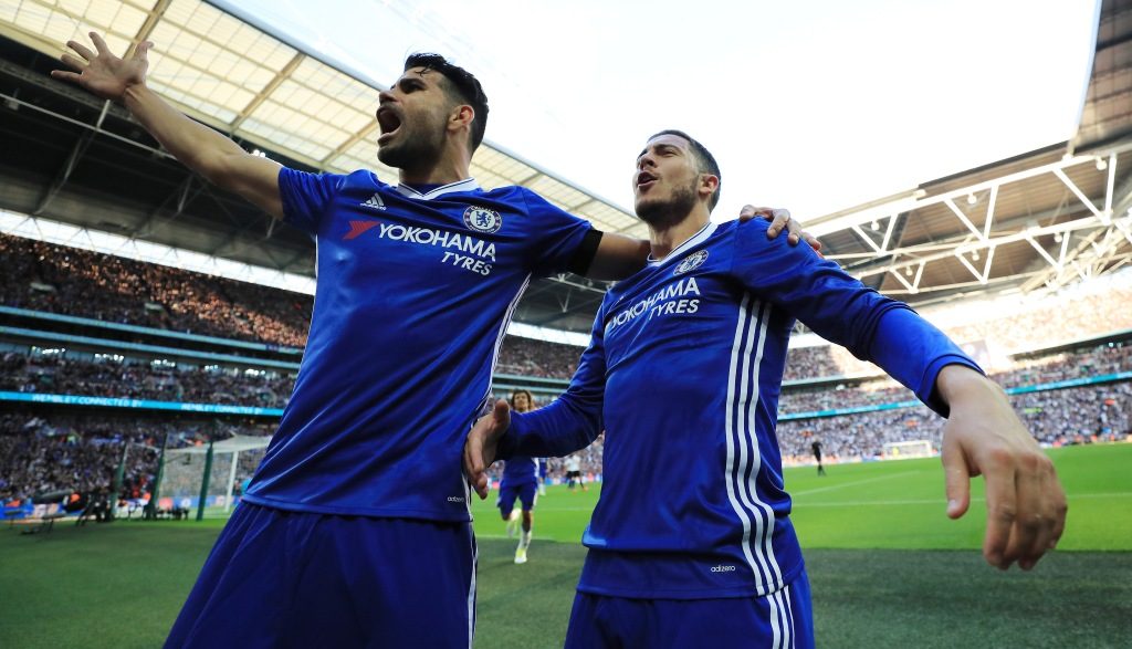 Hazard believes Chelsea success built on Costa link-up