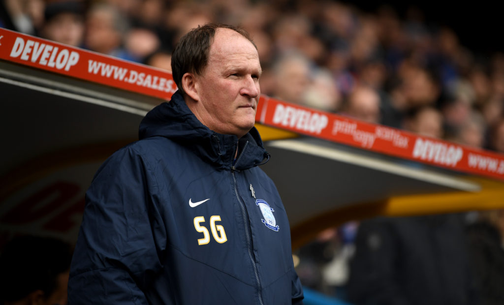 Preston manager Simon Grayson is among those rumoured to be considered for a switch to the Stadium of Light (Photo by Gareth Copley/Getty Images)