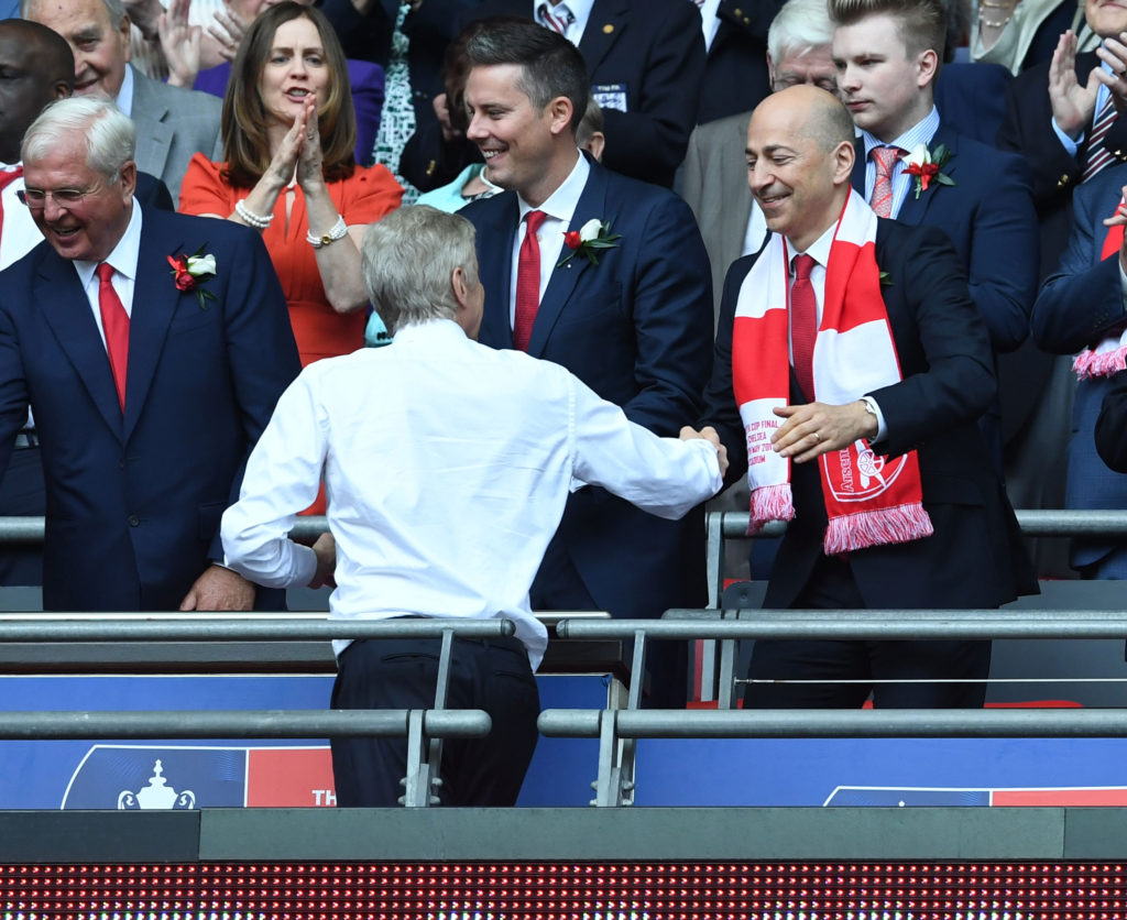 Gazidis sings praises of ‘world class’ Arsenal boss Wenger