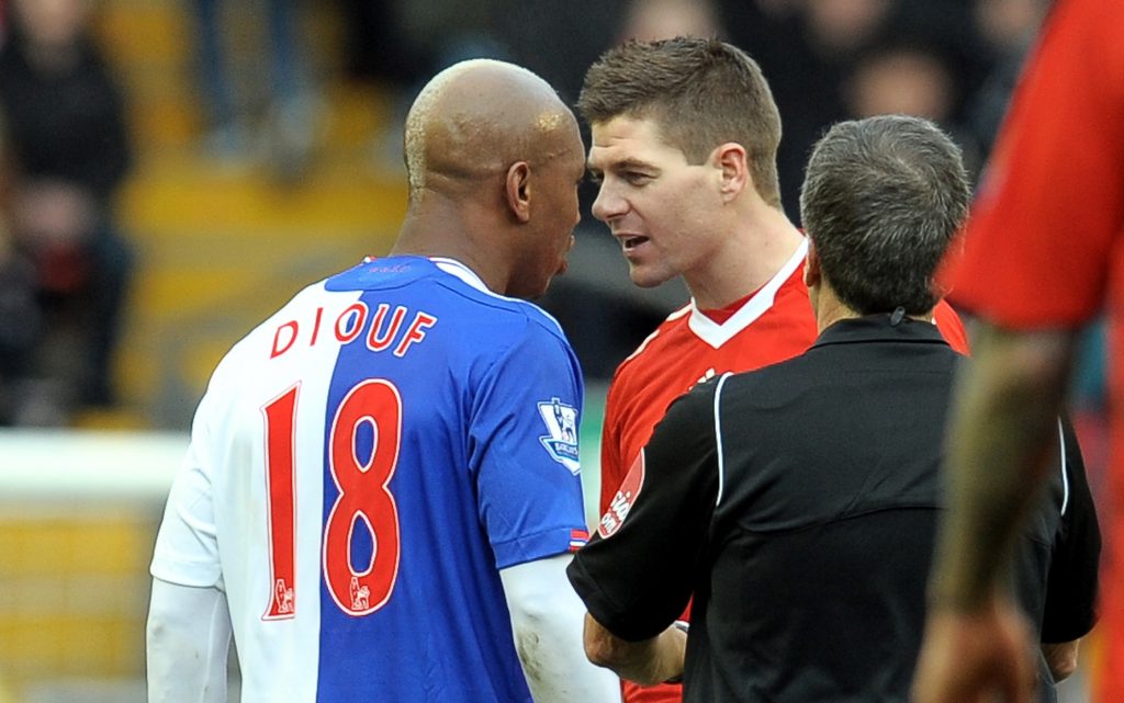 Diouf belittles former Liverpool colleague Gerrard